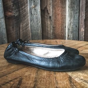 L.L.Bean leather ballet flats